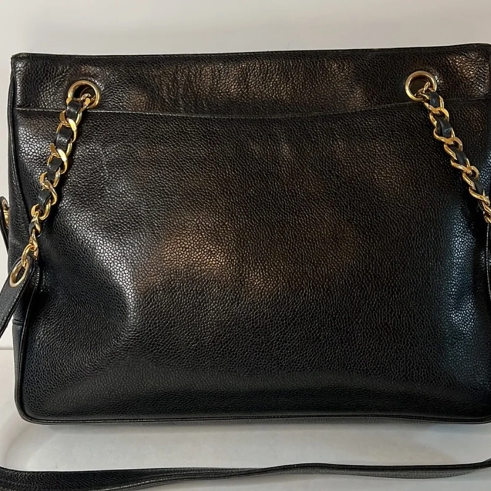 🔥💯CHANEL black caviar shopper - Picture 7 of 7